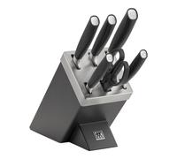 ZWILLING All * Star 7-pcs, Set de blocs de couteaux, Argent, Anthracite