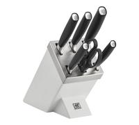 ZWILLING All * Star 7-pcs, Set de blocs de couteaux, Argent, Blanc