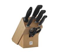 ZWILLING Bloc de couteaux Four Star – 7 pièces, hêtre