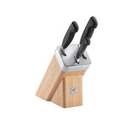 ZWILLING **** FOUR STAR 4-pcs, Set de blocs de couteaux, Brun