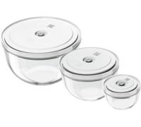 Zwilling Set de 3 bols sous vide FRESH & SAVE avec couvercle S/M/L 6 pièces