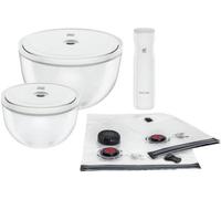 ZWILLING - Set de démarrage sous vide Fresh & Save BOWLS 9 pièces, bols en verre M-18 cm, L-24 cm, sacs, pompe