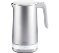ZWILLING Bouilloire Electrique Pro, 1,5 Litres, 1850W, 220-240V, Ecran LCD, Température Réglable, Prise UE, Argent, série Enfinigy Noir et blanc G