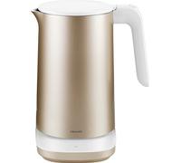 ZWILLING Bouilloire Electrique Pro, 1,5 Litres, 1850W, 220-240V, Ecran LCD, Température Réglable, Prise UE, Dorée, série Enfinigy