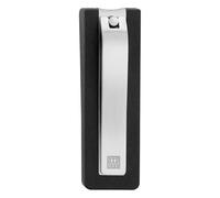 ZWILLING Coupe-ongles (Avec boîte à ongles, Effet de levier puissant pour les doigts et les pieds, Tranchant légèrement incurvé), Premium, noir 80 mm