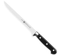 ZWILLING Couteau à Filet, Lame : 18 cm, Fine Lame, Acier Inoxydable, Manche Noir, série Professional S