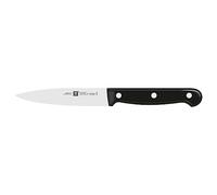 ZWILLING Couteau à Larder/Garnir, Longueur de Lame : 10 cm, Petite Lame, Acier Inoxydable Spécial/Manche Plastique, Twin Chef 2, Noir