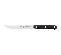 ZWILLING Couteau à Steak, Lame : 12 cm, Acier formule spéciale, Manche Noir, série Twin Gourmet