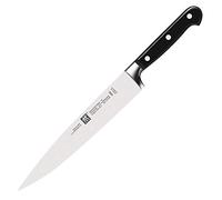 ZWILLING Couteau à Viande, Lame : 20 cm, Grande Lame, Acier Inoxydable, Manche Noir, série Professional S