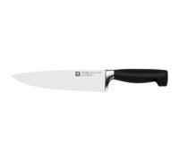 ZWILLING Couteau de Chef, Lame: 20 cm, Acier Inoxydable, Manche Noir, série Four Star