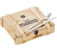 Zwilling Couverts à steak King – 12 pièces (6 couteaux, 6 fourchettes) Acier inoxydable, boîte bois