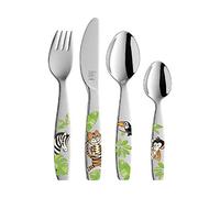 ZWILLING Couverts pour enfant (4 Pièces), dès 3 ans, Acier Inoxydable 18/10, Poli, série Jungle