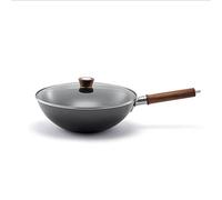 ZWILLING Dragon Wok en acier carbone avec couvercle 30,5 cm