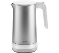 ZWILLING ENFINIGY Bouilloire Pro avec 6 réglages de température, fonction maintien au chaud, récipient en acier inoxydable, 1850 W, 1 litre, argent