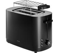 Zwilling Grille‑pain ENFINIGY – 2 tranches, chauffe‑viennoiserie, 7 degrés de brunissement, noir