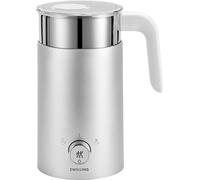 ZWILLING ENFINIGY Mousseur à Lait Électrique pour Lait Chaud et Froid et Alternatives Végétales au Lait, 400 ml, Argent