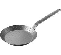 Zwilling Poêle en fer FORGÉ Ø28 cm – Fond épais, structure losange, argent