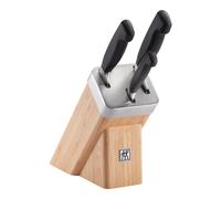 ZWILLING **** FOUR STAR 4-pcs, Bloc de couteaux, Brun