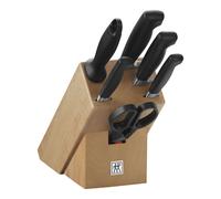ZWILLING **** FOUR STAR 7-pcs, Set de blocs couteaux, Nature