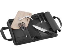 ZWILLING Four Star Traveller Set/Set de couteaux 7 pièces pour le voyage, lot de 3 couteaux, planche à découper, couteau de sommelier, ciseaux multi-usages et sac de transport, fabriqué en Allemagne