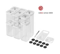 ZWILLING Fresh & Save CUBE Set CUBE, S/M / 12-pcs, transparent-blanc