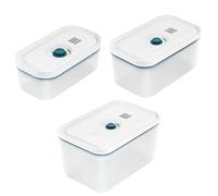 ZWILLING Fresh & Save Lot de 3 Boîtes de Conservation sous Vide (Taille S, M et L), en Plastique, La Mer