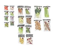 ZWILLING Fresh & Save Lot de 30 sacs d'emballage sous vide réutilisables Tailles assorties