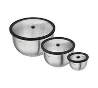 ZWILLING Fresh & Save STAINLESS Set de bols sous vide S/M/L / 6-pcs, Acier inoxydable, Argent