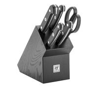 ZWILLING Gourmet 6-pcs, Set de blocs de couteaux, Noir mat