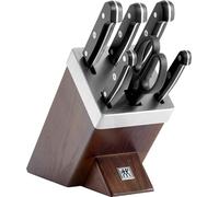 Zwilling Bloc de couteaux série Gourmet – 7 pièces, auto-affûtage, avec ciseaux inoxydables