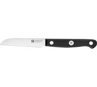 ZWILLING Gourmet Couteau à Légumes, 8 cm, Acier Spécial Inoxydable, Manche Ergonomique en Plastique, Noir, Fabriqué en Allemagne
