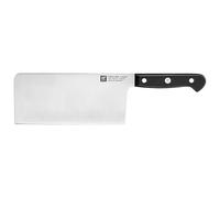 ZWILLING Gourmet Couteau de Chef Chinois, 18 cm, Acier Spécial Inoxydable, Manche Ergonomique en Plastique, Noir, Fabriqué en Allemagne