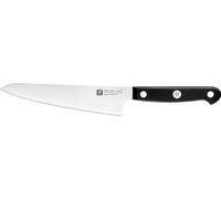 ZWILLING Gourmet Couteau de Chef Compact, 14 cm, Acier Spécial Inoxydable, Manche Ergonomique en Plastique, Noir, Fabriqué en Allemagne