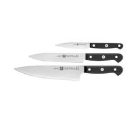 ZWILLING Set de 3 couteaux 36130-003-0 – Acier inoxydable, noir, 34 x 14 x 3 cm