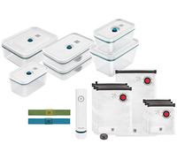 Zwilling - 1022468 - Kit de demarrage de Mise sous Vide Fresh - Save, en Verre, 16 unites, La Mer