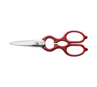 ZWILLING Ciseaux à Usages Multiples, Longueur Totale: 20 cm, Lames: 9 cm, Acier Inoxydable, Manche Synthétique Rouge, série Kitchen Shears