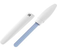 ZWILLING Lime à ongles céramique (surface de lime à grain grossier et fin, pour ongles sensibles, avec capuchon de protection), Premium, blanc, 170 mm