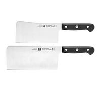 ZWILLING Lot de 2 Couteaux « Gourmet » avec Couteau à Hachoir et Couteau de Chef Chinois