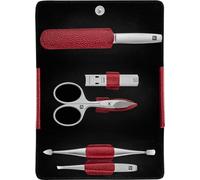 Zwilling - 97092-002-0 - Manicure Twinox - Etui à Manucure - Cuir de Boeuf - Rouge