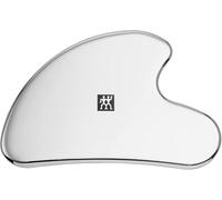 ZWILLING Masseur facial (Gua Sha, traitement du visage pour la régénération et la vitalité, effet détox, refroidissement), acier inoxydable, Premium, argent