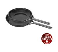 ZWILLING Milano 2-pcs, Set de poêles, Noir mat