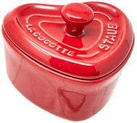 Zwilling Mini cocotte cœur cerise céramique 10 cm