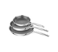 ZWILLING Peak Ceraforce HyCoat Lot de 3 poêles en acier inoxydable 18/10 20, 24, 28 cm