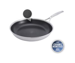 ZWILLING Peak Poêle 30 cm, Inox 18/10, Argent