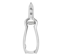 Zwilling Pince à ongles (avec ressort tampon, forme ergonomique, lames particulièrement tranchantes pour ongles des doigts et des orteils fermes) - Qualité supérieure - Argenté