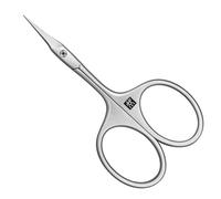 ZWILLING Ciseaux à cuticules avec pointe en forme de tour (coupe fine et précise des cuticules et des restes de peau, soin des ongles en toute sécurité), Premium, argent, 90 mm