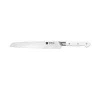 ZWILLING Pro le blanc Couteau à pain 23 cm, Blanc, Tranchant en dents de scie