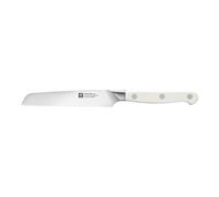 ZWILLING Pro le blanc Couteau universel 13 cm, Blanc, tranchant dentelé