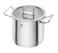 ZWILLING Pro - Marmite Haute avec Couvercle en Verre (24 cm) - Acier Inoxydable