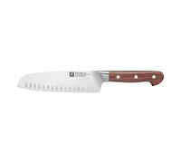 ZWILLING Pro Wood Santoku 18 cm, Nature, Tranchant alvéolé
